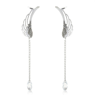 Wing Crystal Earrings